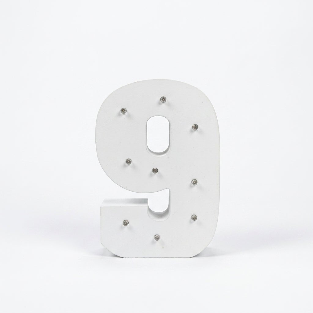 Numero de madera con luces LED | Decoración infantil y eventos números y letras para casas decoracion de cuarto - Sweet Home