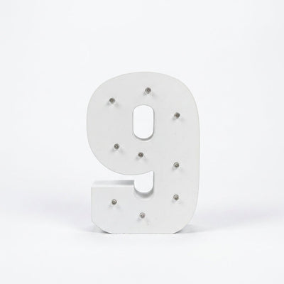 Numero de madera con luces LED | Decoración infantil y eventos números y letras para casas decoracion de cuarto - Sweet Home