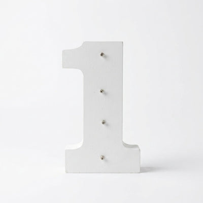 Numero de madera con luces LED | Decoración infantil y eventos números y letras para casas decoracion de cuarto - Sweet Home