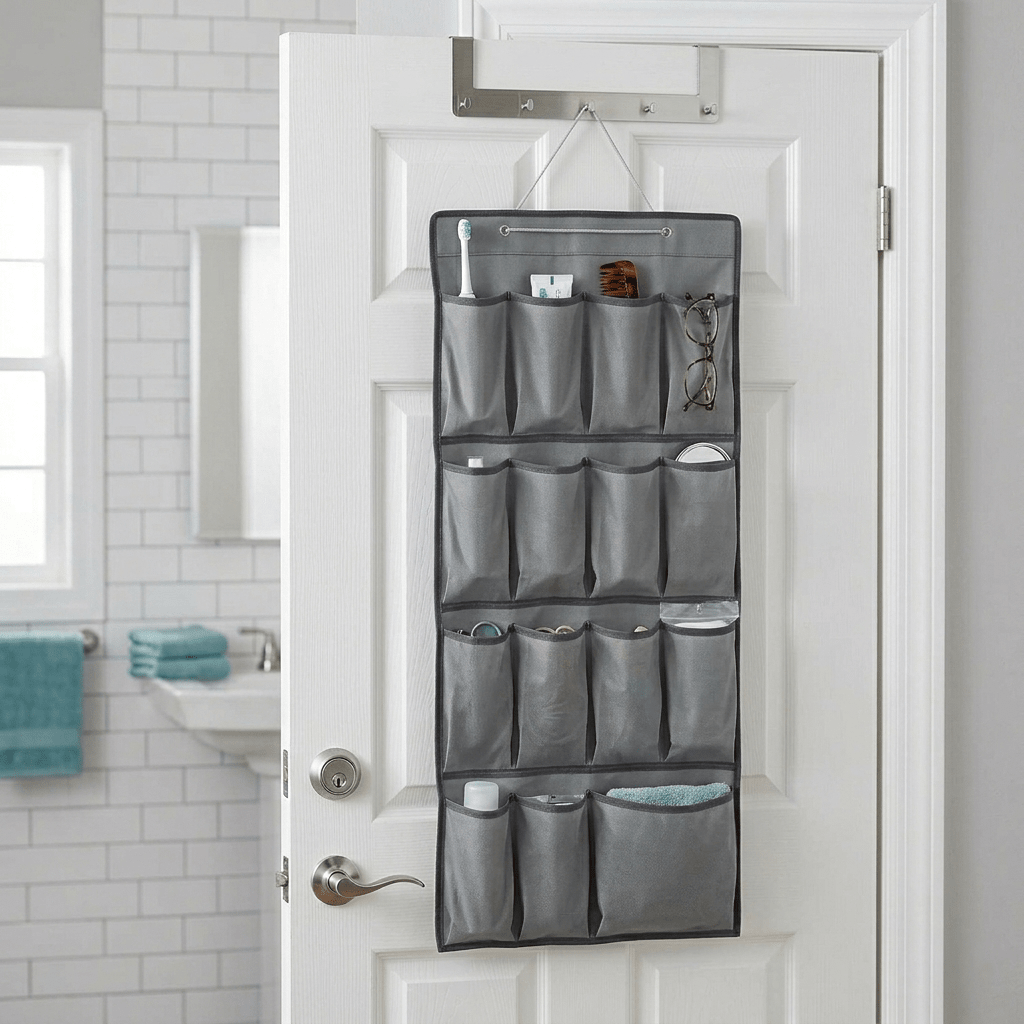 Organizador Colgante de Puerta y Armario | 16 Bolsillos | Gris Antracita - Sweet Home