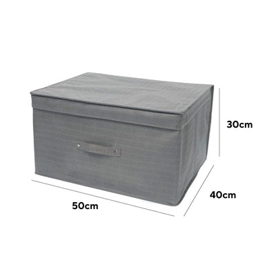 Organizador Impermeable con Tapa y Asa 50x40x30cm - Ideal Armarios - Sweet Home