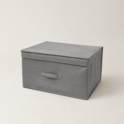 Organizador Impermeable con Tapa y Asa 50x40x30cm - Ideal Armarios Contenedores para almacenaje caja - Sweet Home