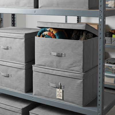 Organizador Impermeable con Tapa y Asa 50x40x30cm - Ideal Armarios - Sweet Home