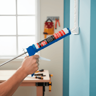 Pack Adhesivo de Montaje Sin Clavos (2x400g) + Pistola | Pegamento Extra Fuerte para Madera, Metal y Pared - Sweet Home