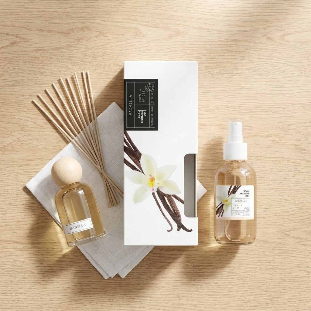 Pack Ambientador para Casa: Spray (120ml) + Mikado Varillas (50ml) | Personalizable Ambientadores ambientador - Sweet Home