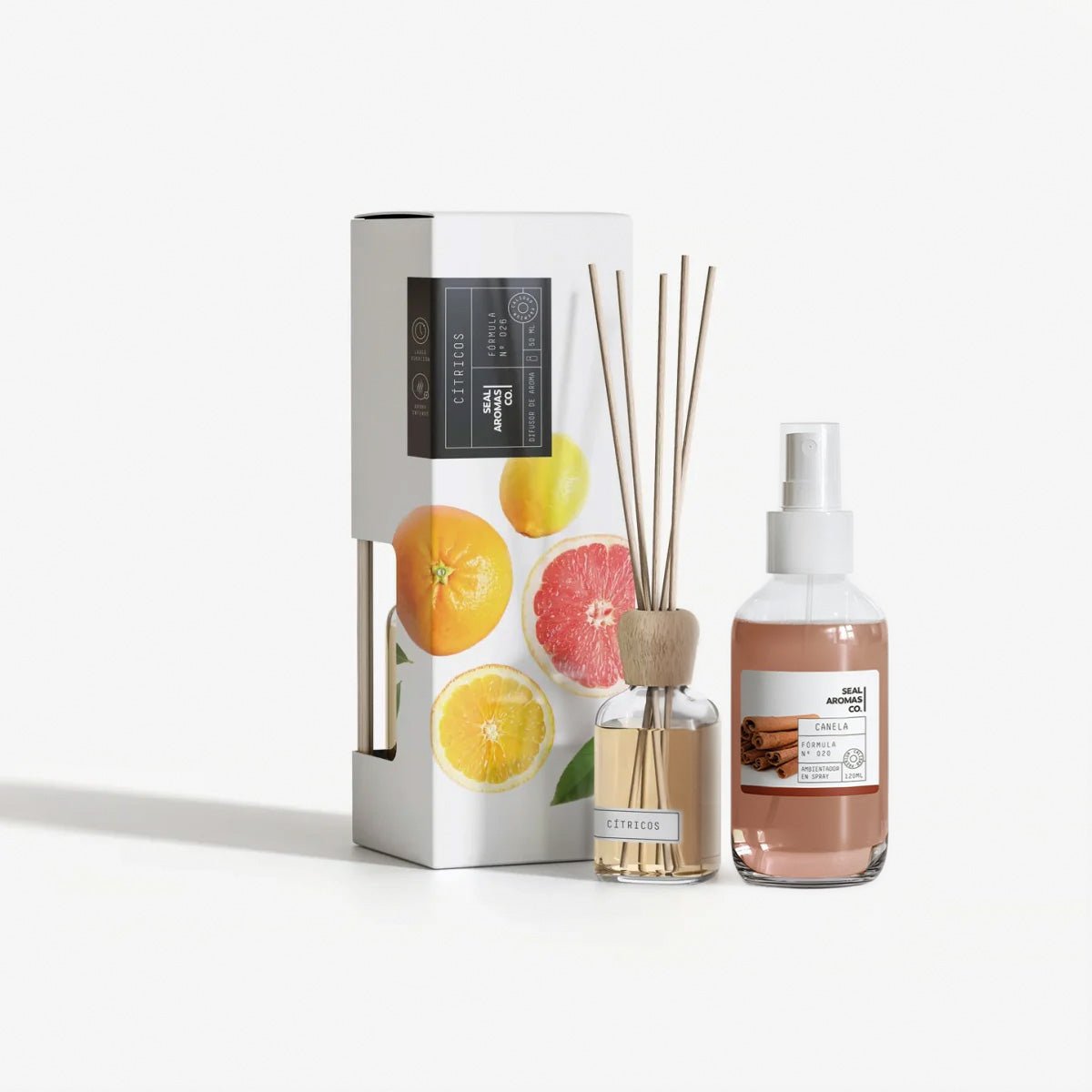 Pack Ambientador para Casa: Spray (120ml) + Mikado Varillas (50ml) | Personalizable Ambientadores ambientador - Sweet Home