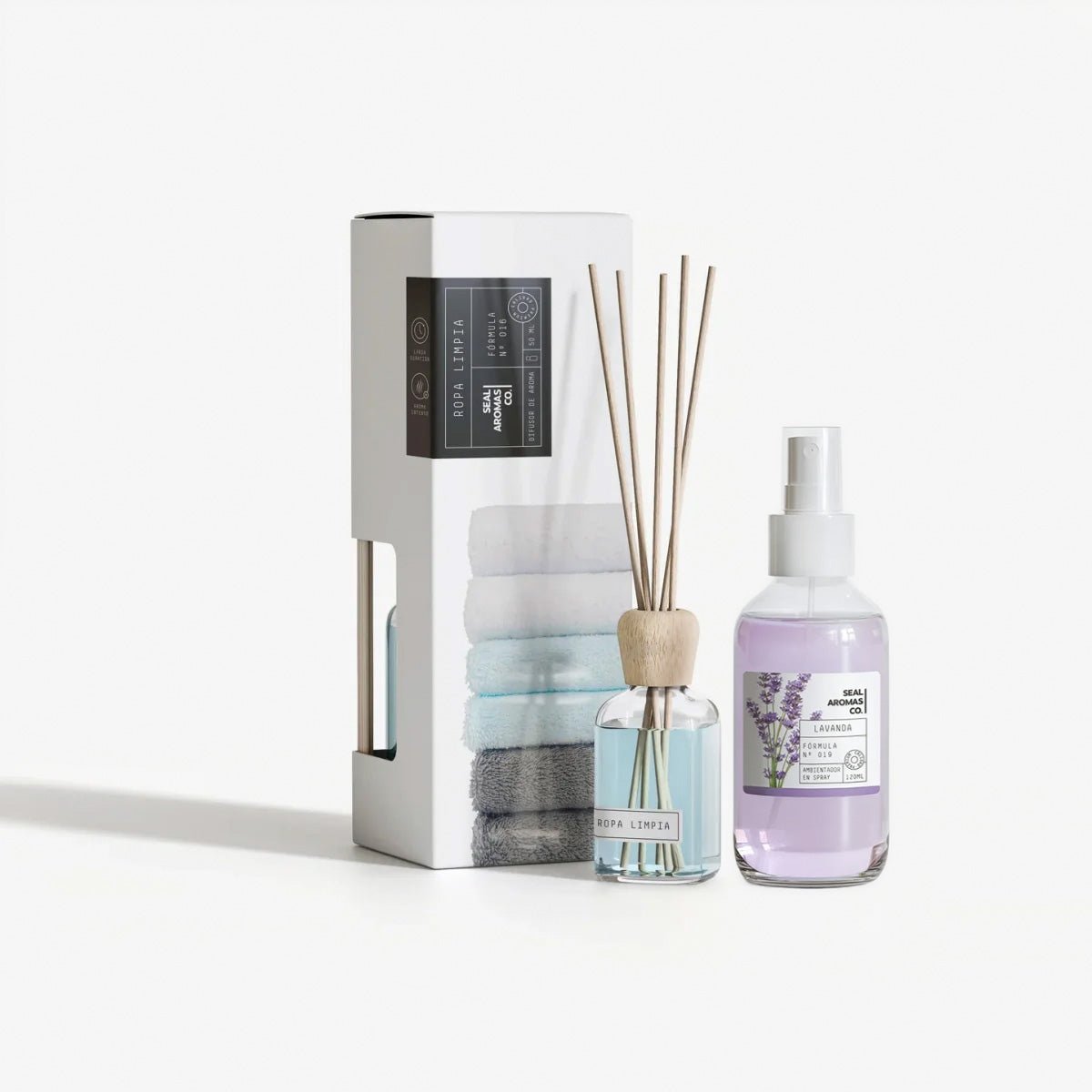 Pack Ambientador para Casa: Spray (120ml) + Mikado Varillas (50ml) | Personalizable Ambientadores ambientador - Sweet Home