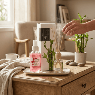 Pack Ambientador para Casa: Spray (120ml) + Mikado Varillas (50ml) | Personalizable Ambientadores ambientador - Sweet Home