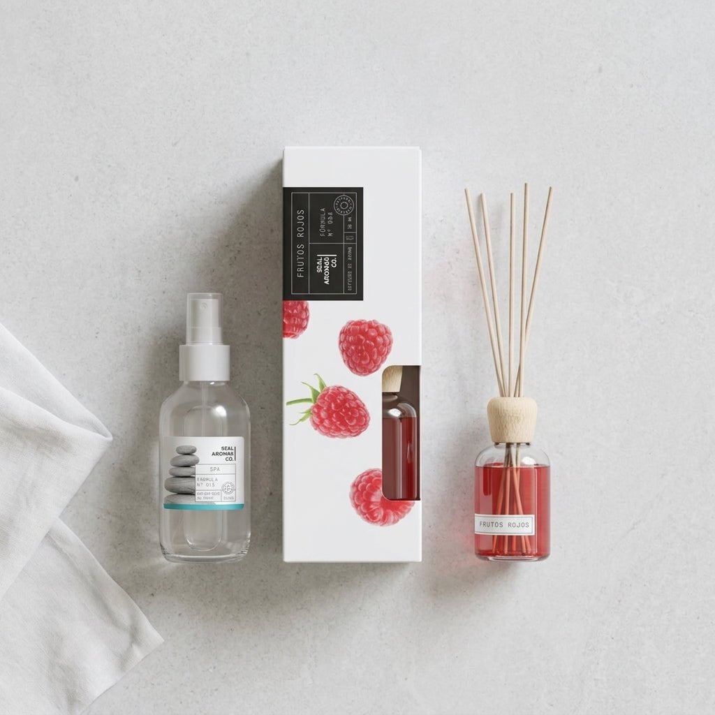 Pack Ambientador para Casa: Spray (120ml) + Mikado Varillas (50ml) | Personalizable Ambientadores ambientador - Sweet Home