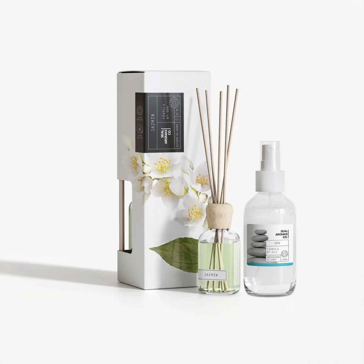 Pack Ambientador para Casa: Spray (120ml) + Mikado Varillas (50ml) | Personalizable Ambientadores ambientador - Sweet Home