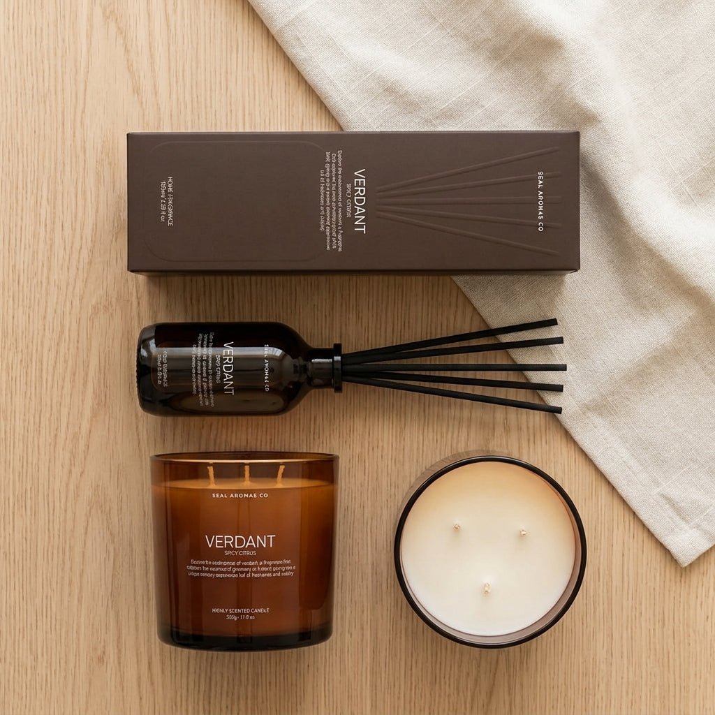 Pack Ambientador y Vela Aromática | Ideal para Regalo o Aromatizar tu Hogar Ambientadores Mikado - Sweet Home