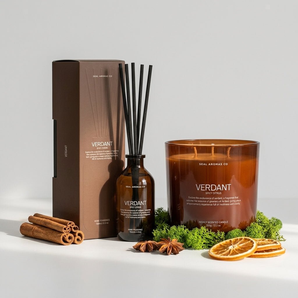 Pack Ambientador y Vela Aromática | Ideal para Regalo o Aromatizar tu Hogar Ambientadores Mikado - Sweet Home