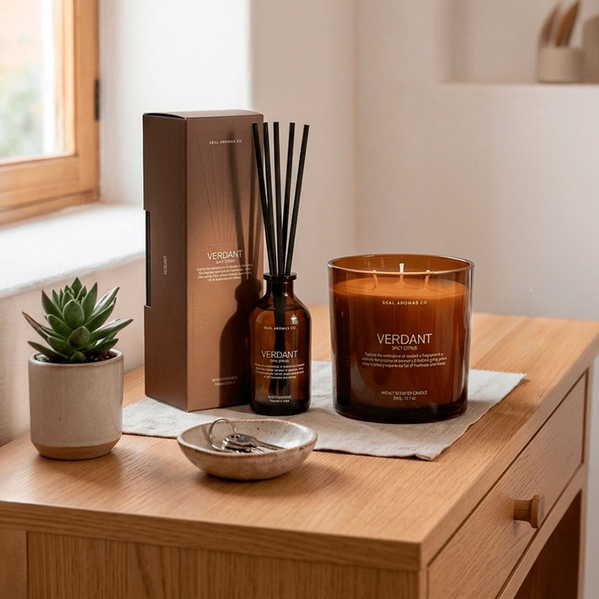 Pack Ambientador y Vela Aromática | Ideal para Regalo o Aromatizar tu Hogar Ambientadores Mikado - Sweet Home