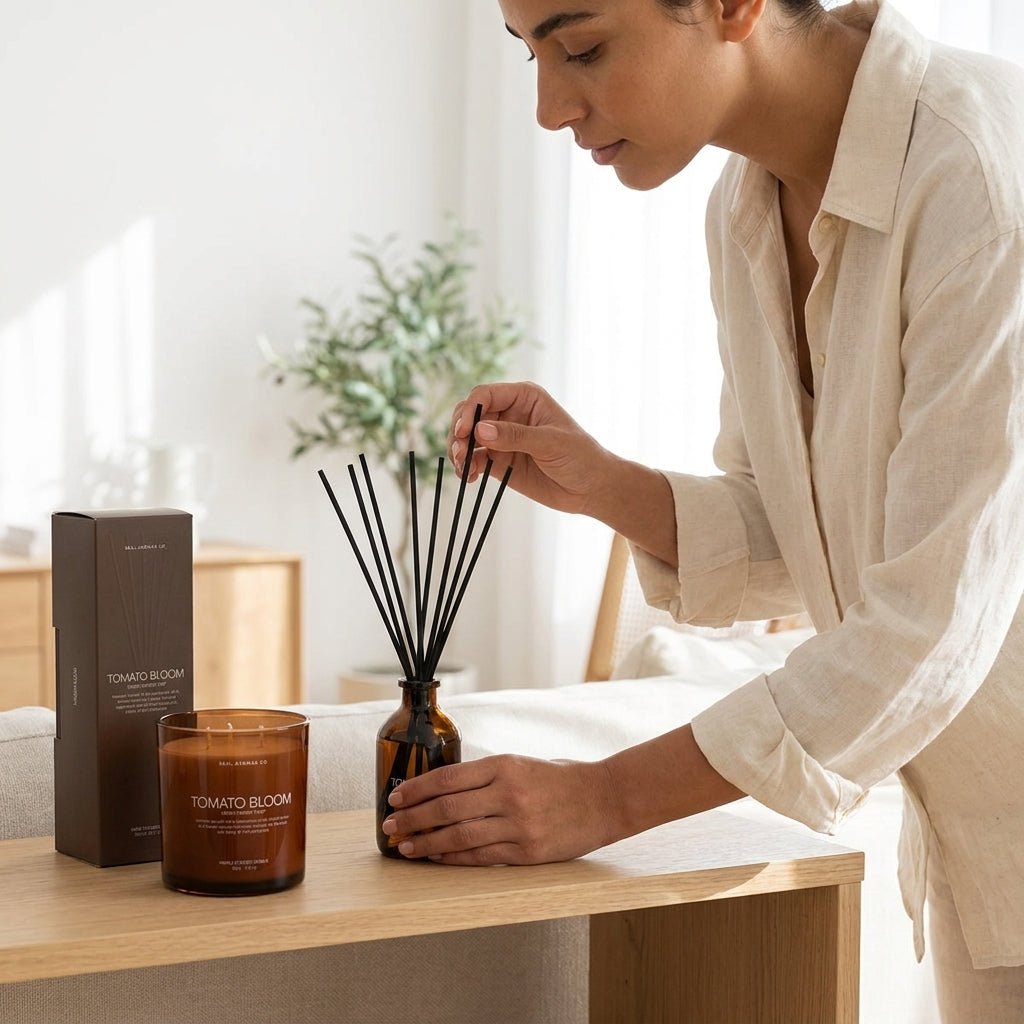 Pack Ambientador y Vela Aromática | Ideal para Regalo o Aromatizar tu Hogar Ambientadores Mikado - Sweet Home