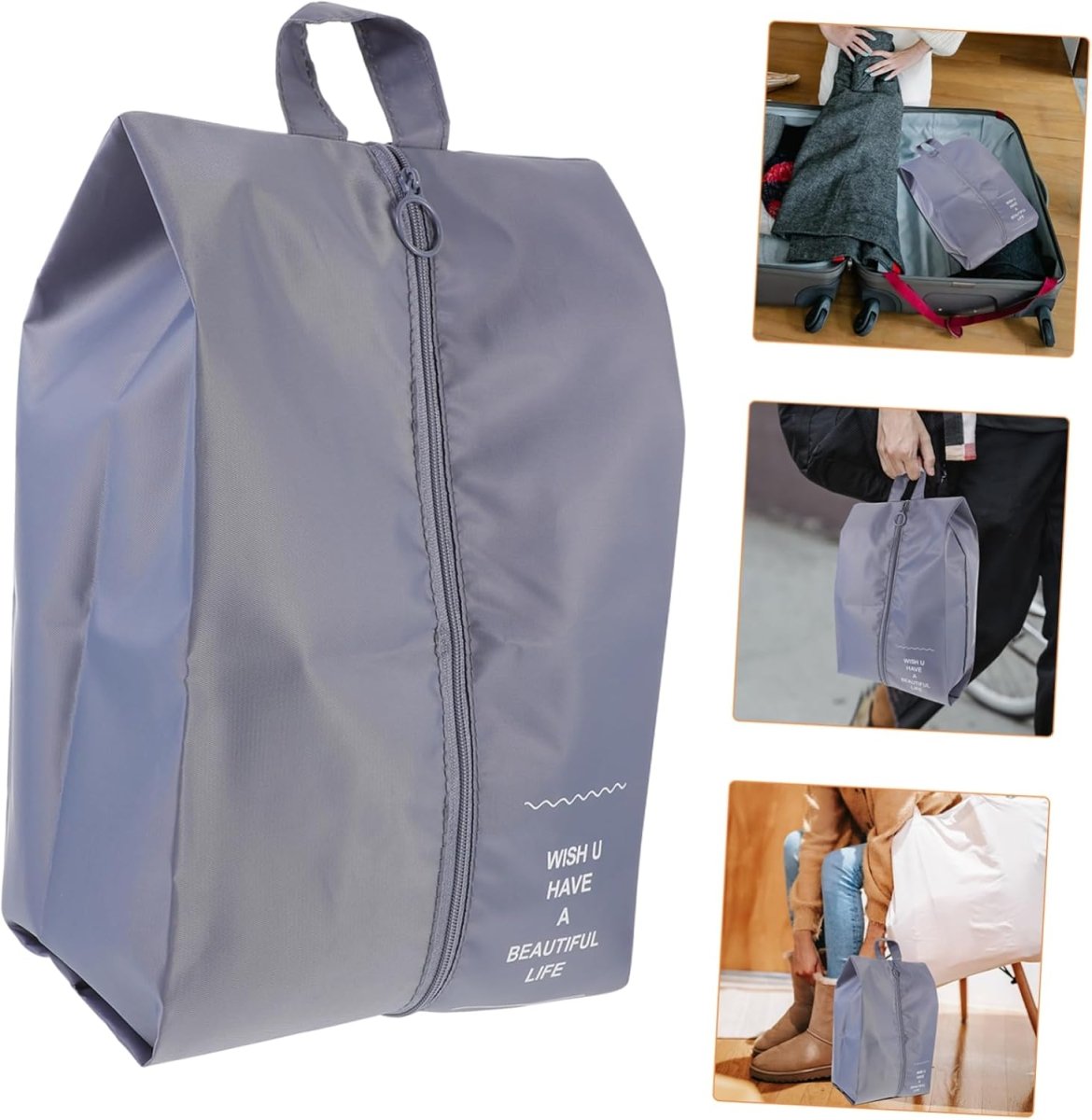 Pack de 4 Bolsas Organizadoras para Zapatos - Resistentes e Impermeables Organizadores de armario cajas organizadoras - Sweet Home