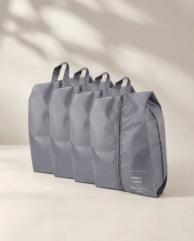 Pack de 4 Bolsas Organizadoras para Zapatos - Resistentes e Impermeables Organizadores de armario cajas organizadoras - Sweet Home