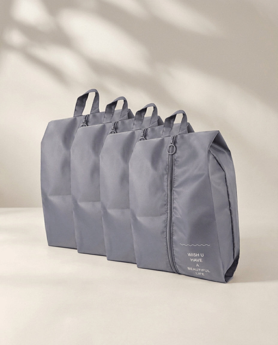 Pack de 4 Bolsas Organizadoras para Zapatos - Resistentes e Impermeables Organizadores de armario cajas organizadoras - Sweet Home
