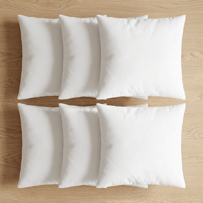 Pack de 6 Rellenos para Cojín (40 a 60 cm) | Fibra Hueca Antialérgica Cojines Cojines - Sweet Home