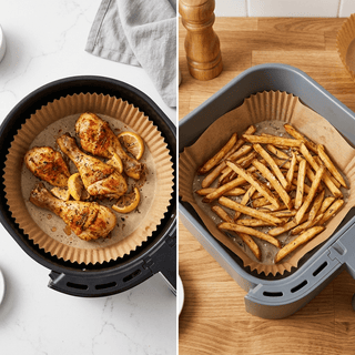 Papel para Freidora de Aire (Airfryer) | Redondo y Cuadrado - Sweet Home