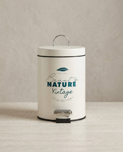Papelera de Pedal Vintage Nature Cubos de la basura y papeleras Cubos de basura - Sweet Home