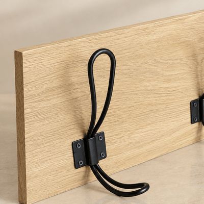 Perchero de pared Sequoia · 3 ganchos doble - Sweet Home