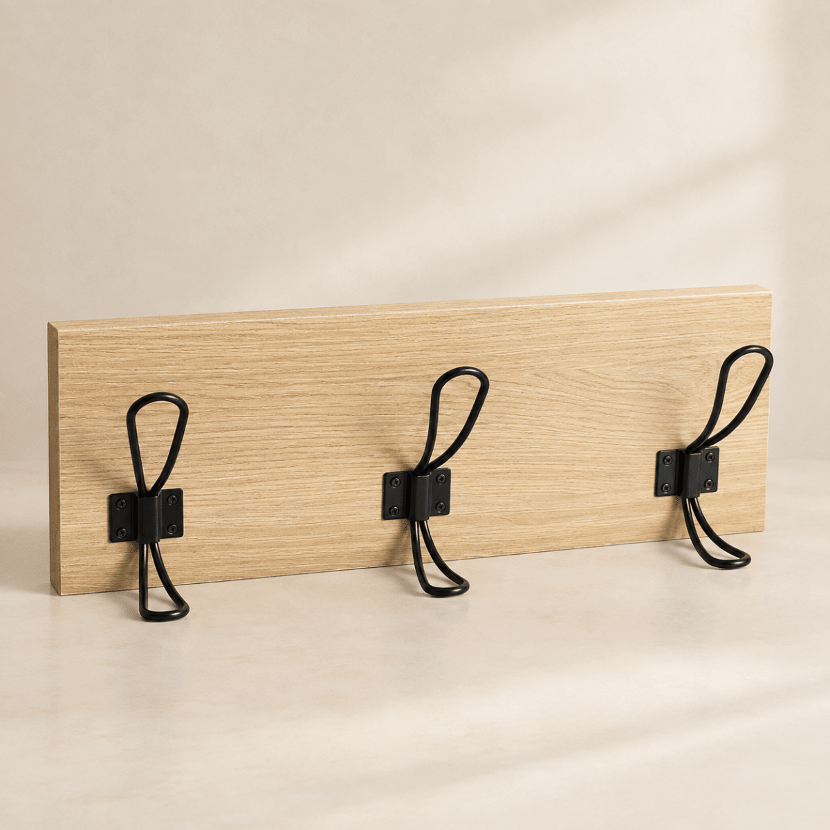 Perchero de pared Sequoia · 3 ganchos doble - Sweet Home