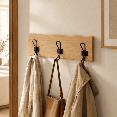 Perchero de pared Sequoia · 3 ganchos doble - Sweet Home