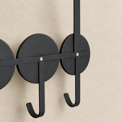 Perchero de Puerta "Live Simply" con 3 ganchos perchas - Sweet Home