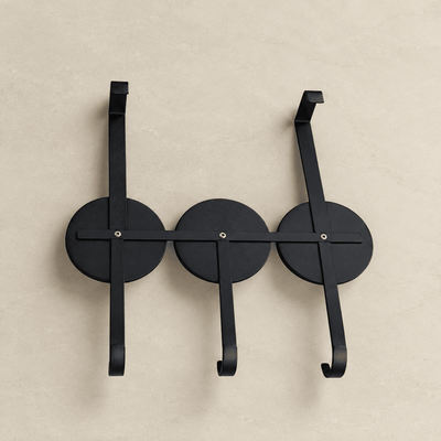 Perchero de Puerta "Live Simply" con 3 ganchos perchas - Sweet Home