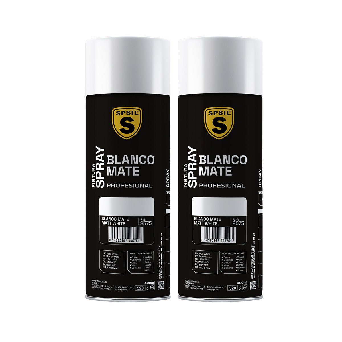 Pintura Spray 400ml, Spray Acrílico para Metal/Madera/Plástico Pintura pinturas - Sweet Home