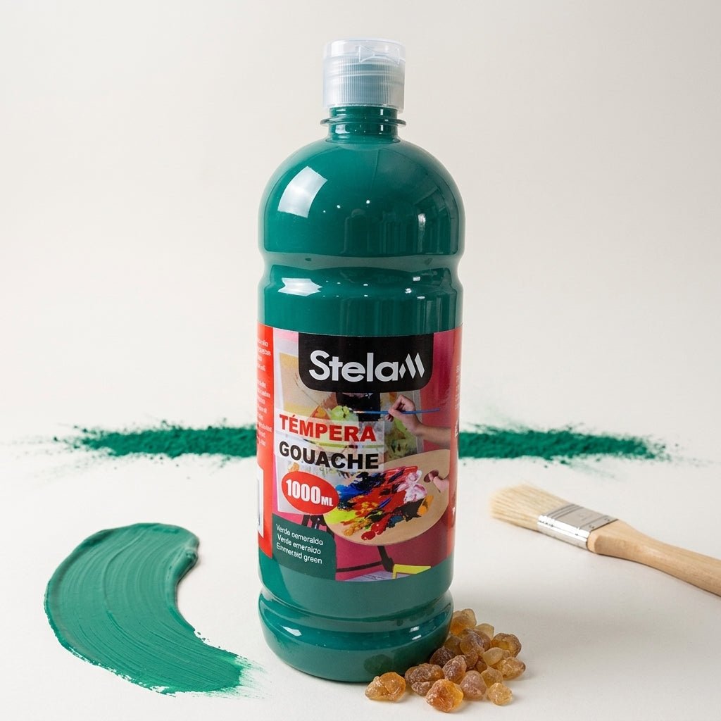 Pintura Témpera Gouache de 1 L - Todos los Colores para Manualidades Pintura para manualidades pinturas - Sweet Home
