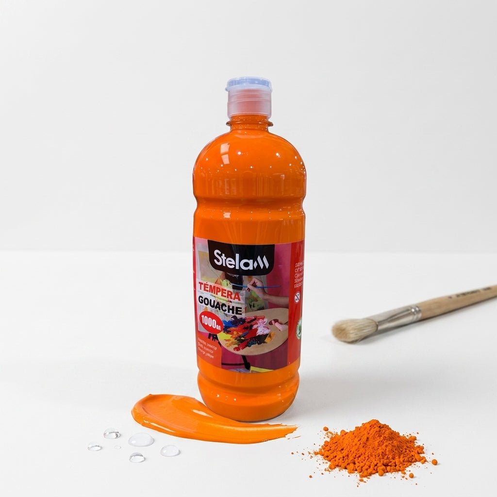 Pintura Témpera Gouache de 1 L - Todos los Colores para Manualidades Pintura para manualidades pinturas - Sweet Home