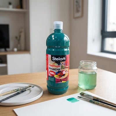 Pintura Témpera Gouache de 1 L - Todos los Colores para Manualidades Pintura para manualidades pinturas - Sweet Home