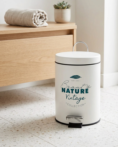 Papelera de Pedal Vintage Nature