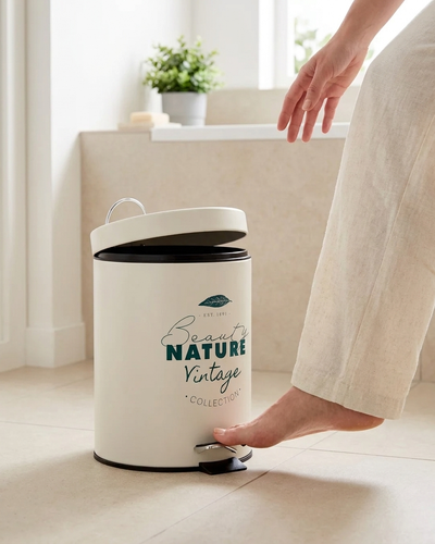 Papelera de Pedal Vintage Nature