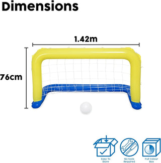 Portería Hinchable Waterpolo (142x76 cm) | Diversión en tu Piscina - Sweet Home