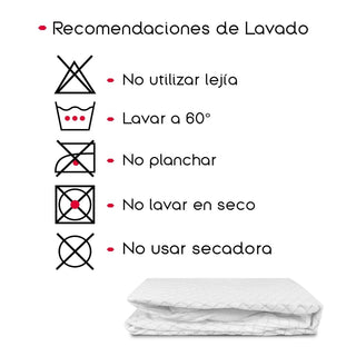 Protector Colchón Rizo 135 cm Impermeable y Transpirable | Ajustable - Sweet Home