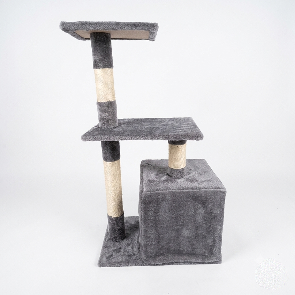 Árbol Rascador para Gatos con Casa | Juego, Descanso y Cuidado de Uñas