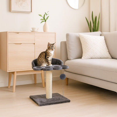 Rascador para Gatos con Juguete | Árbol Interactivo para Gatos - Sweet Home