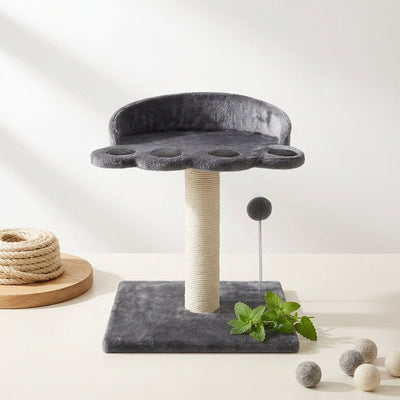 Rascador para Gatos con Juguete | Árbol Interactivo para Jugar y Rascar Productos para mascotas Gatos - Sweet Home