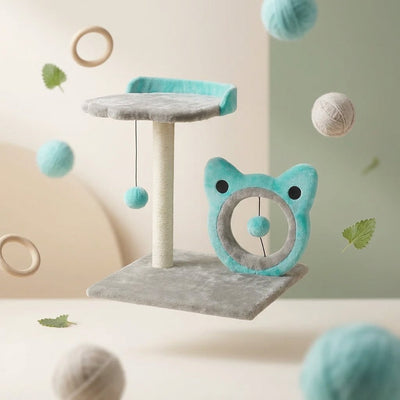 Rascador y Juguete para Gato Azul Productos para mascotas Gatos - Sweet Home