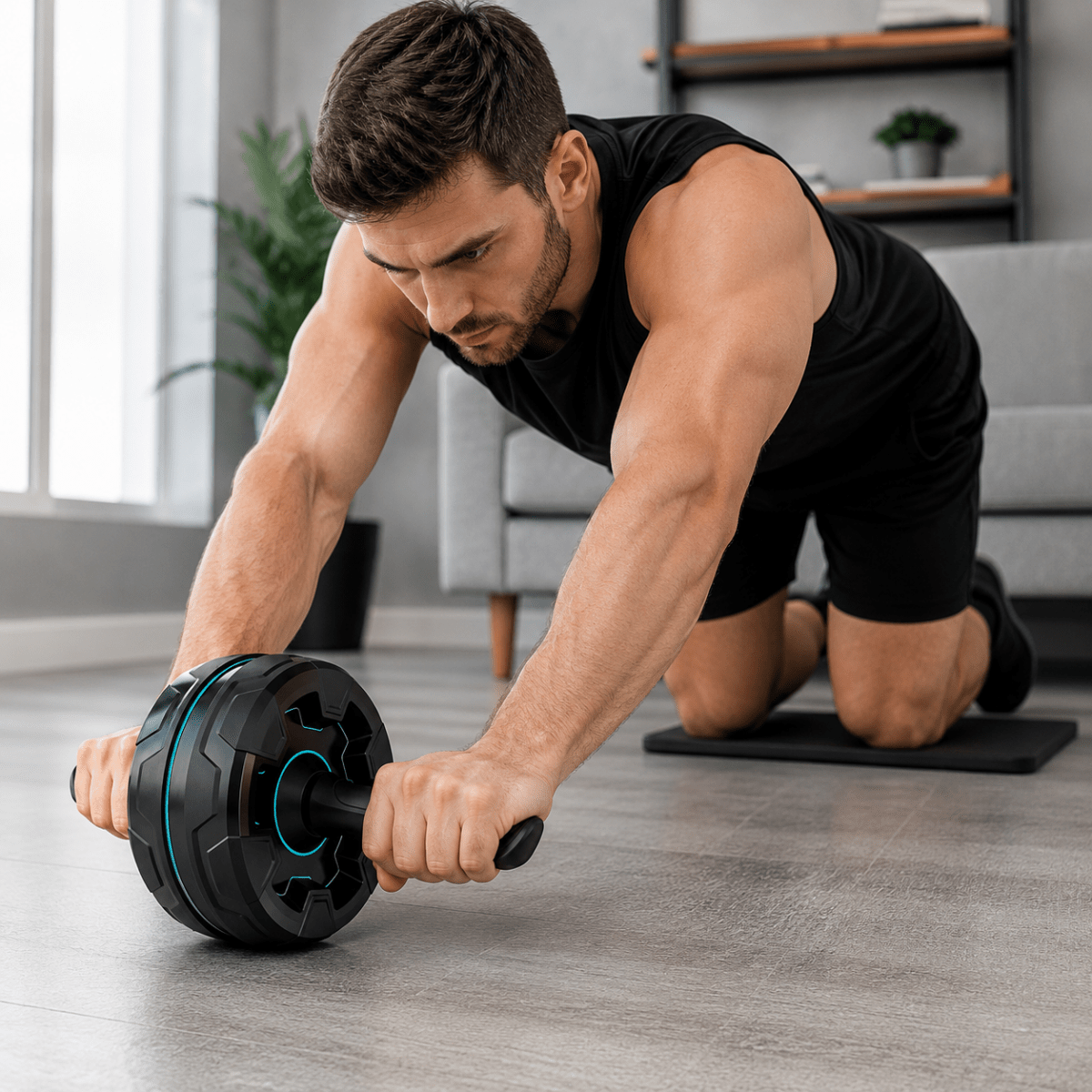 Rueda Abdominal Doble Desmontable – Portátil para Entrenar en Casa Ruedas para abdominales - Sweet Home