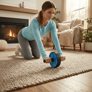 Rueda Doble Abdominal Premium con Agarre Antideslizante - Sweet Home