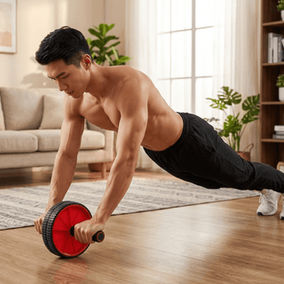 Rueda Doble Abdominal Premium con Agarre Antideslizante - Sweet Home