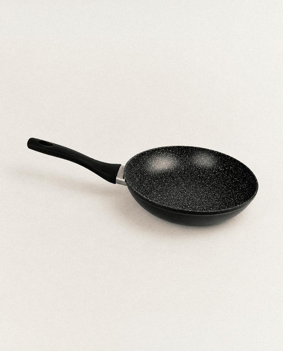 Sartén Antiadherente de Aluminio Forjado 24 cm Efecto Piedra Sartenes para freír juego de sarten - Sweet Home