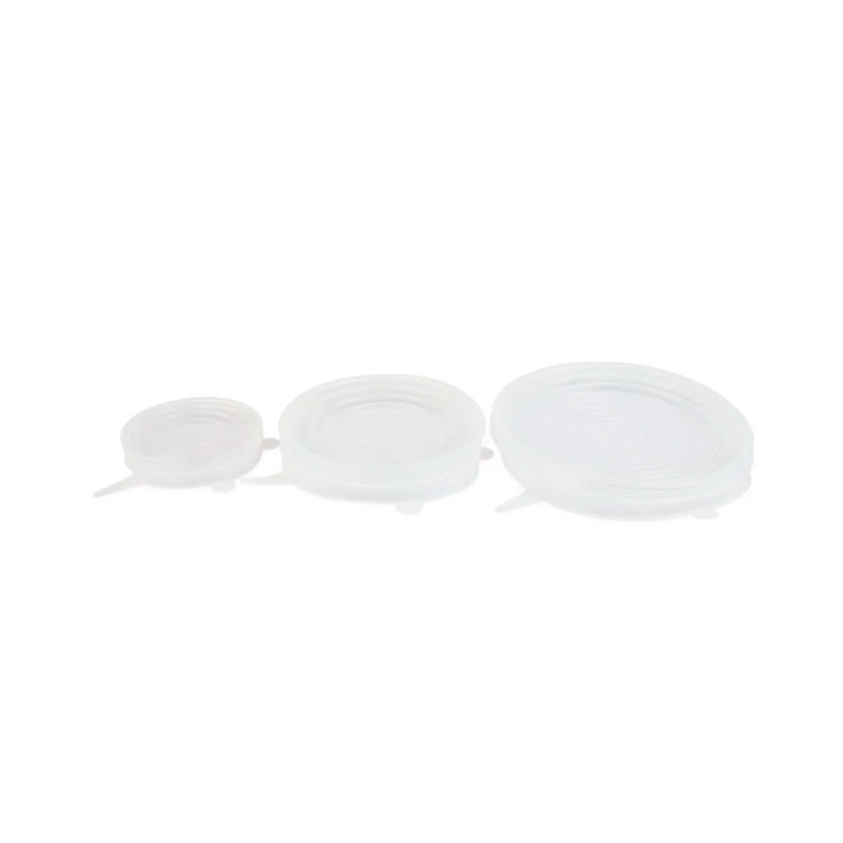 Set de 3 Tapas Elásticas de Silicona Reutilizables y Ajustables (10, 18 y 23 cm) - Sweet Home