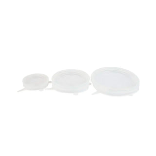 Set de 3 Tapas Elásticas de Silicona Reutilizables y Ajustables (10, 18 y 23 cm) - Sweet Home