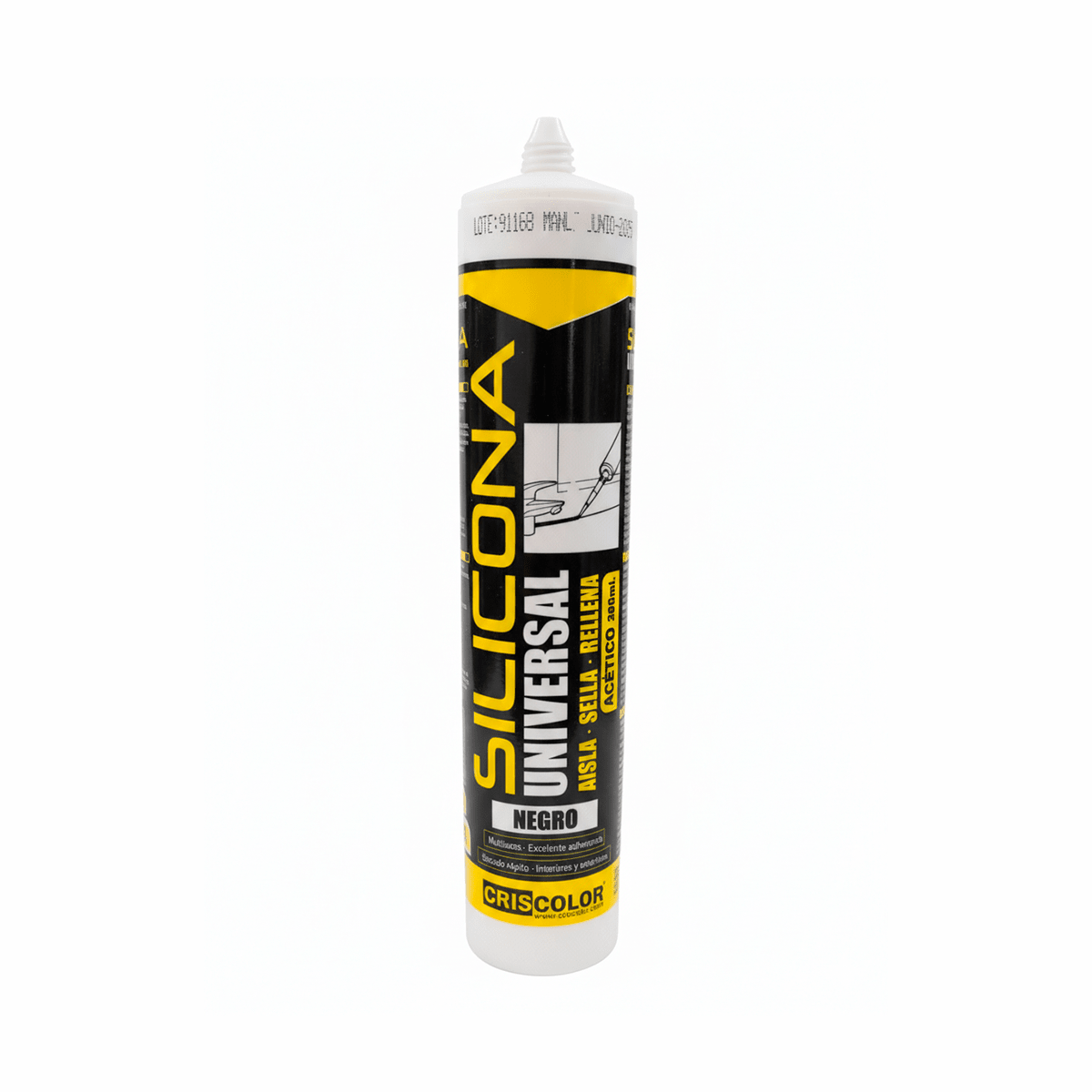 Silicona Universal Criscolor 280ml | Secado Rápido - Sweet Home