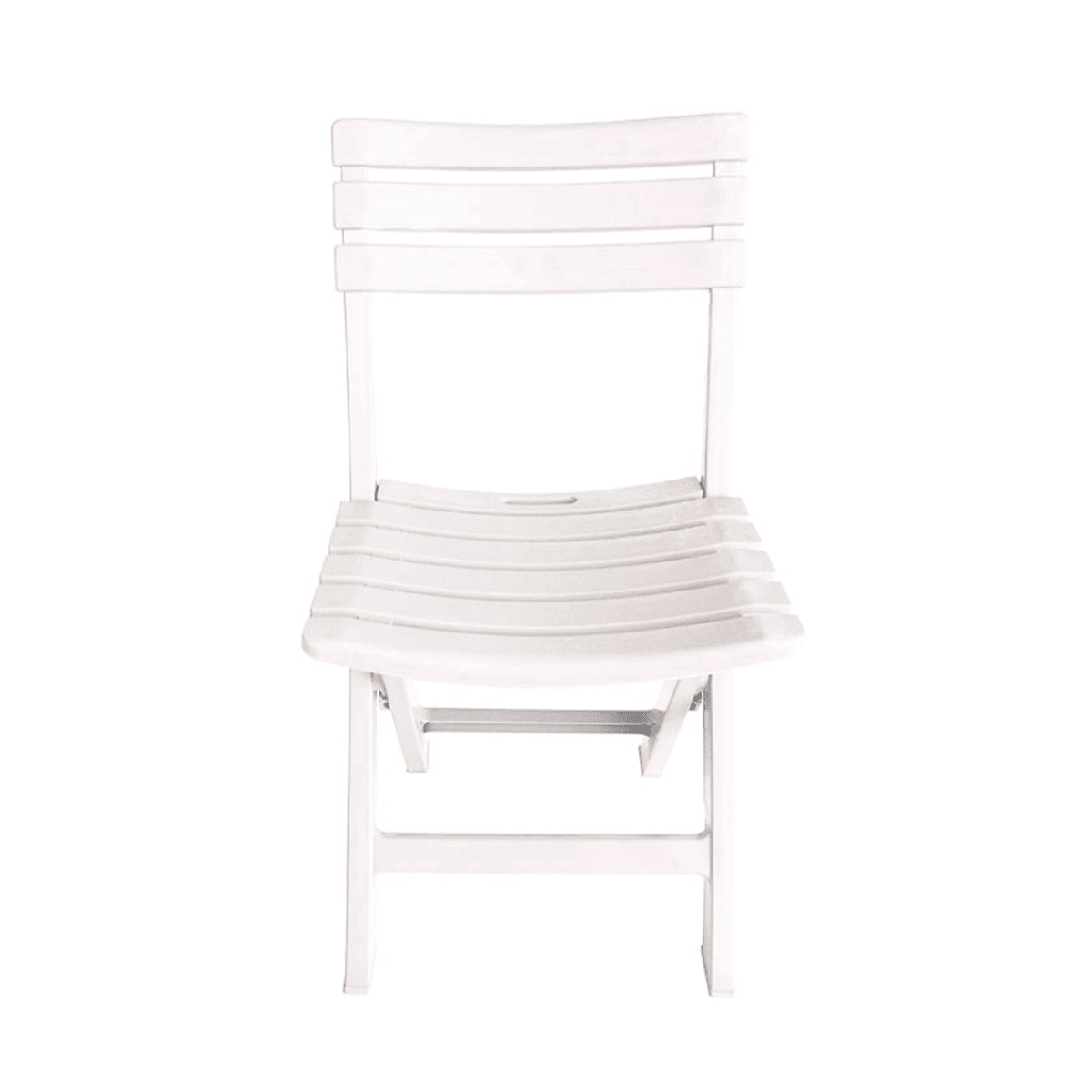 Silla de Resina Plegable Blanca para Jardín y Terraza | Progarden Tevere - Sweet Home