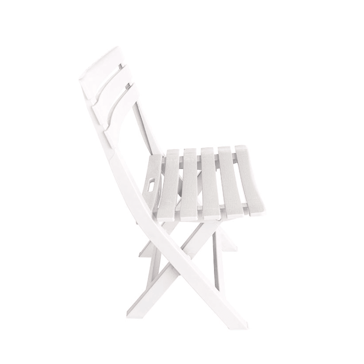Silla de Resina Plegable Blanca para Jardín y Terraza | Progarden Tevere - Sweet Home